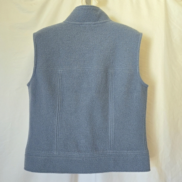 ( Talbots ) 100% Soft Wool Button-Front Vest - Picture 7 of 10